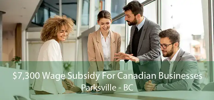 $7,300 Wage Subsidy For Canadian Businesses Parksville - BC